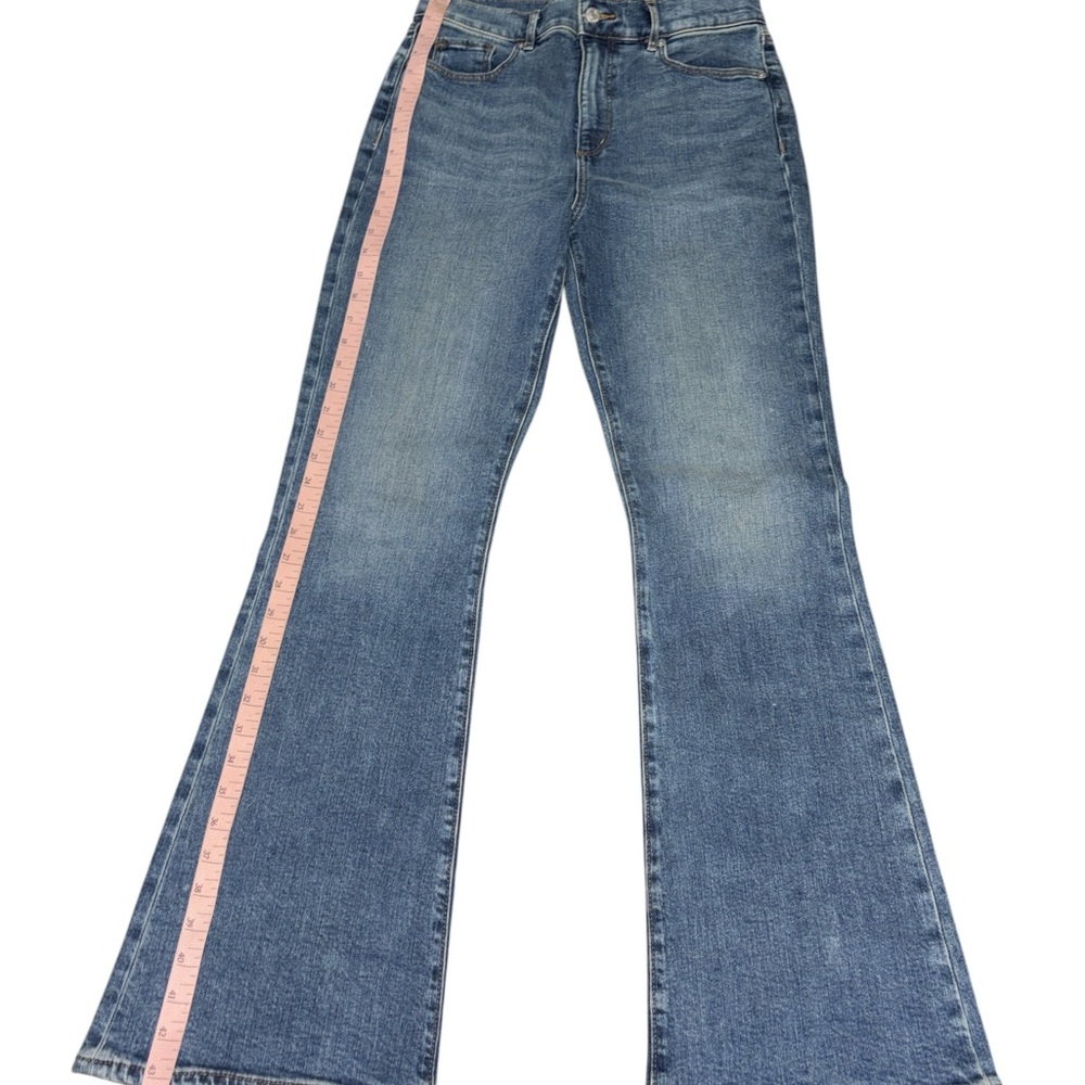 NWT Loft Women's Blue The Slim Flare High Rise Regular Fit Jeans Size 28/6